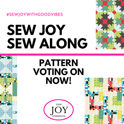 Vote for a pattern to sew with me in August Sew Joy Sew Along voting for a pattern