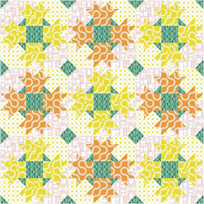 dazzle quilt baby quilt good vibes fabric