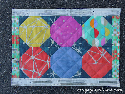 Quilting with Colorful Fabric and Thread