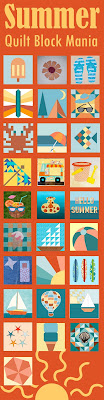 summer fun #quiltblockmania