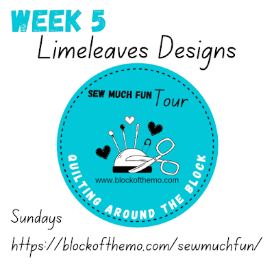 Week 5 of Sew Much Fun Tour