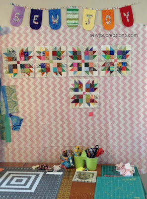 scrappy bear paw blocks on my design wall january bear paw blocks 52 quilt block challenge