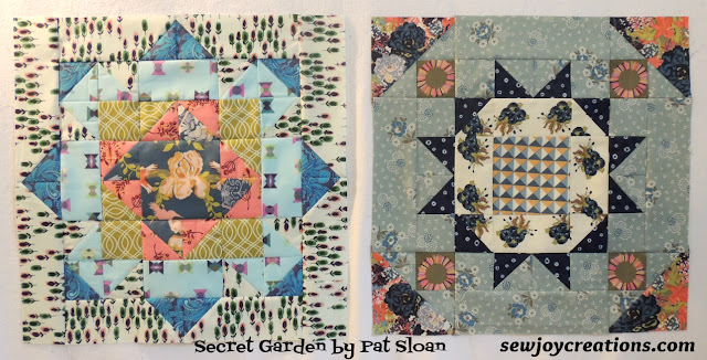 blocks 1 and 2 of the Secret Garden BOM