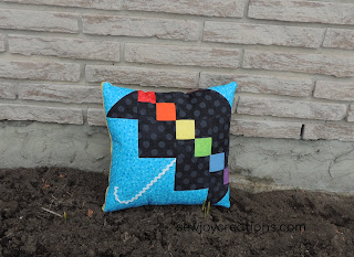 Umbrella cushion in my front garden bed Quilted umbrella cushion cover