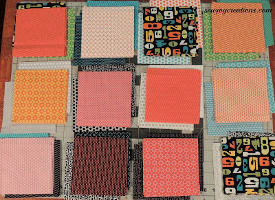 bright churns paired up with background fabrics