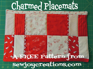 charmed placemats free pattern use a charm pack to make a set of placemats with this free pattern