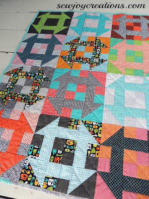 closeup quilting front Churn Baby Churn baby quilt
