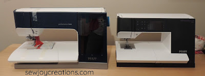 performance icon compared to quilt expression 720 two PFAFF sewing machines