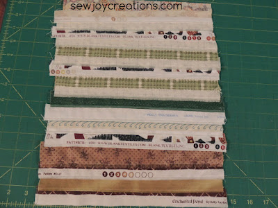 Aurifil BOM for November 2015 – Selvage Trees