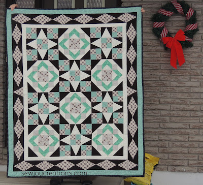 guild mystery quilt finally done and gifted guild mystery quilt