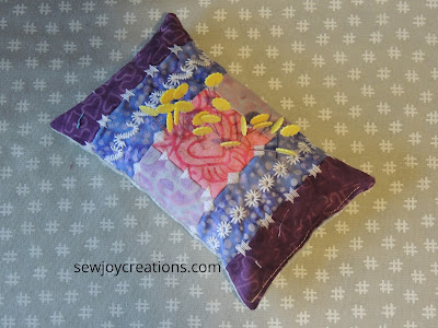 pincushion made with decorative stitches pincushion joy PFAFF performance icon project