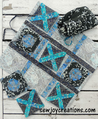 Quilted Game to play anywhere