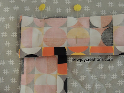 folding binding square at the corner binding turning corner