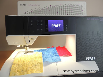 free motion samples with PFAFF quilt expression 720 PFAFF quilt expression 720 free motion quilting samples