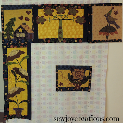 Progress on my blocks of the months