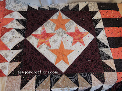 Quilting Progress on my Halloween 1904