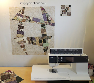liberated churn dash block with pfaff creative 3.0 liberated churn dash quilt block