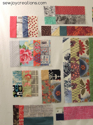 left side of design wall with step 2 pieces left side of design wall