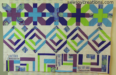 modern row quilt guild roosting round robin