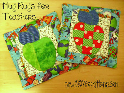 Mug Rugs for Teachers