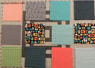 a mix of light, bright and dark fabrics for the churns will make a cheerful quilt