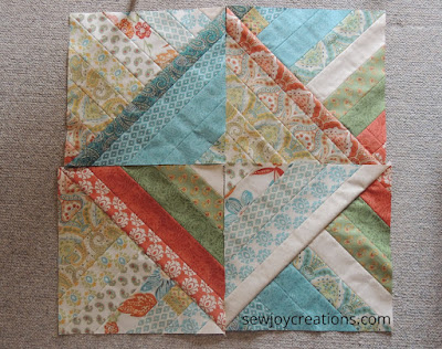 one set of blocks cut for the rainbow jelly roll quilt rainbow jelly roll qal blocks