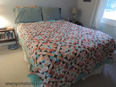 On Ringo Lake quilt top
