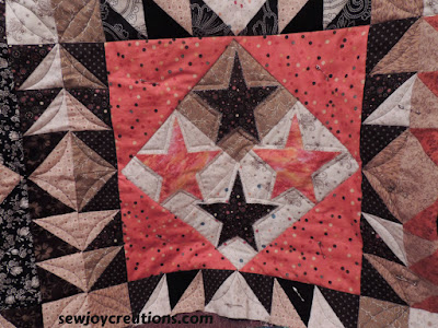 orange polka dot hw block