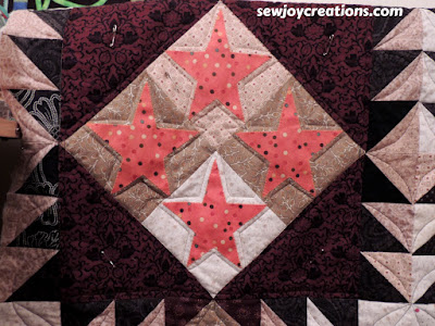 orange polka dot stars on hw