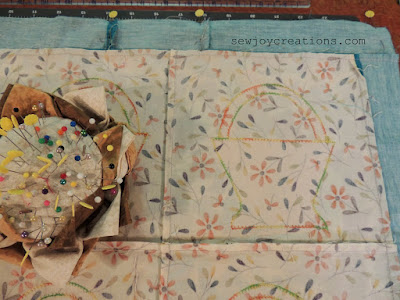 Leave a turning gap where there are no seams - it makes it a lot easier! pinned turning gap