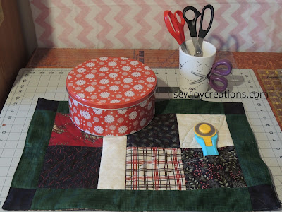 9s a charm placemat pattern Sew Joy Creations