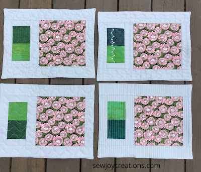 Modern Quilting new Placemats for QUILTsocial