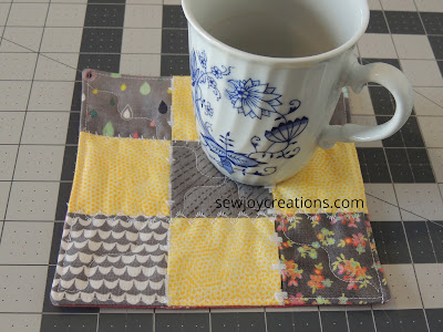 colors of the year mug rug mug rug floating stitches