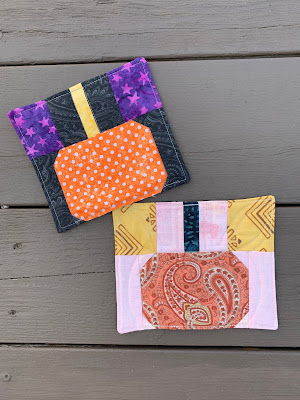 pumpkin coaster Sew Joy Creations