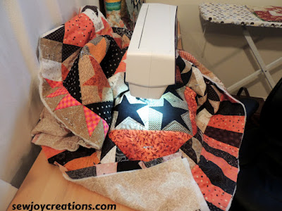 hw quilt being quilted