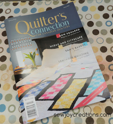 Quilter's Connection Spring 2016 cover of spring quilters connection