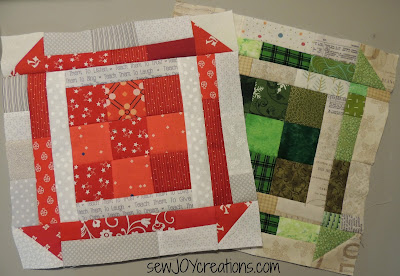 scrappy 9 churn dash block scrap patchwork 