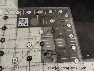 cutting 5 inches off bottom corner creative grid ruler boxing basket corner