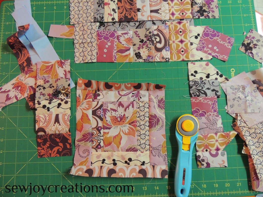 Rock and Romance Scrap Block