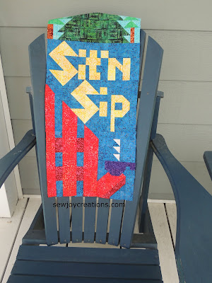  Sit'n Sip row pattern on my adirondack