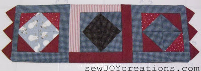 Scrap Flannel Tablerunner