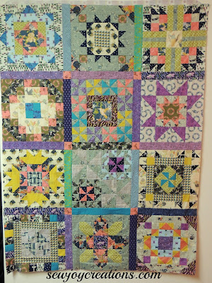 Secret Garden top so far - it still needs side sashing and borders secret garden quilt top with sashing