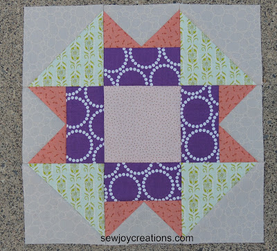 Show Up and Shine block Sew Joy Creations