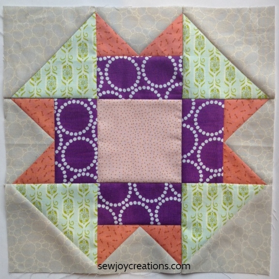 Show up and shine block quiltblockmania Sew Joy Creations