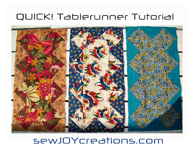 quick table runner tutorial use fat quarters from your stash to make a quick table runner for a gift with this tutorial