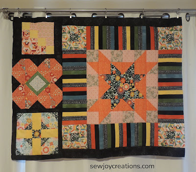 Left column added to center of sampler weeks 4,5,6 Tantalizing Table Topper sampler