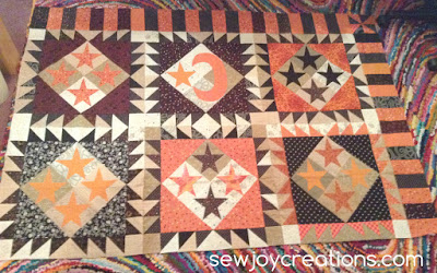 I am still in love with these blocks years after I started them! Halloween 1904 top blocks