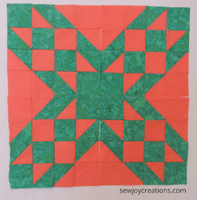 diamond star variation of hst and squares turnabout patchwork diamond star