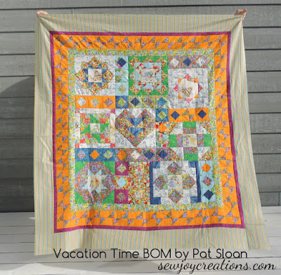 Finished Top Photo – Vacation Time Quilt