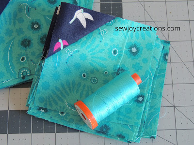 corner squares Dazzle Quilt Along